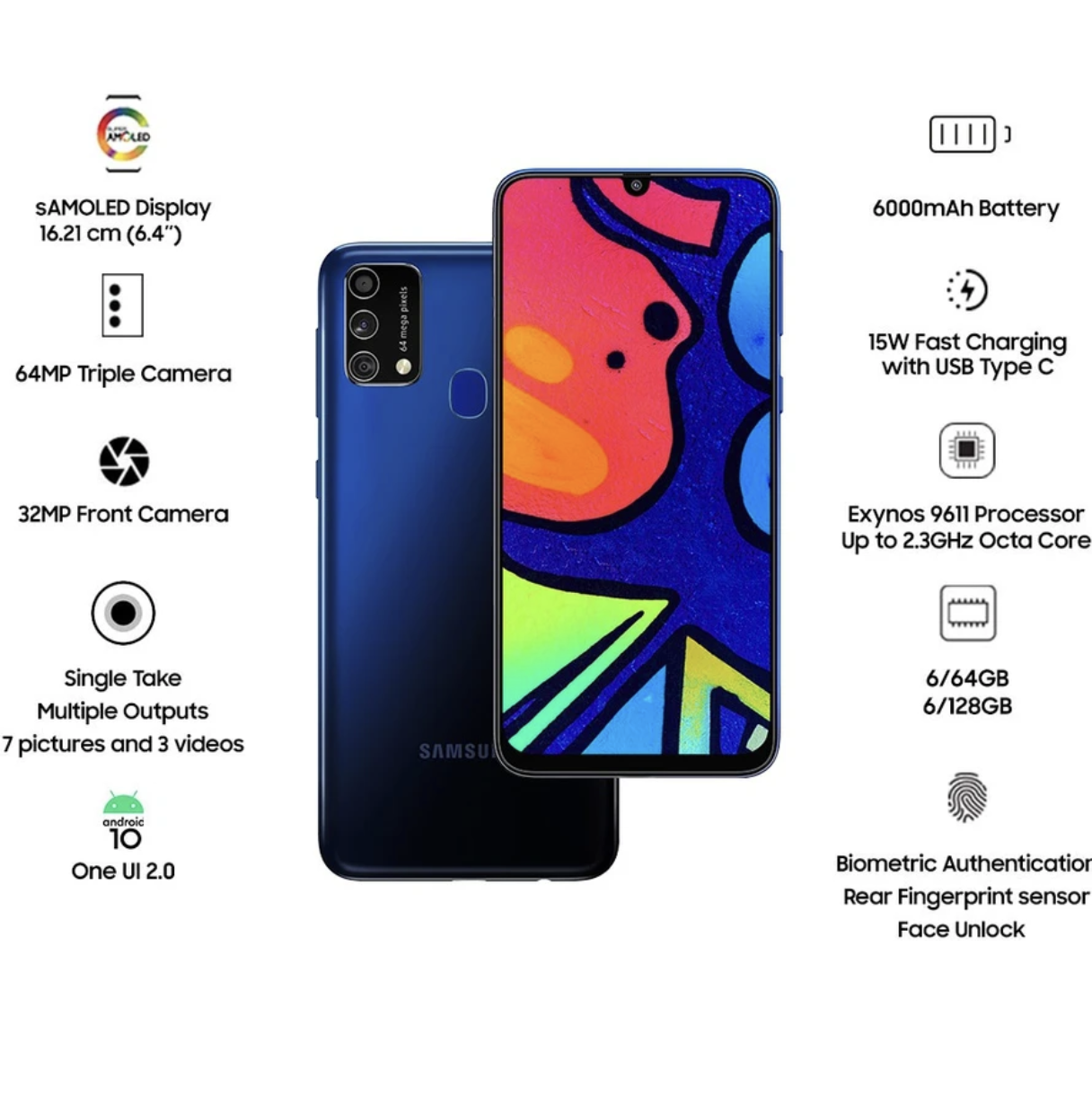 Samsung Galaxy F41 128GB